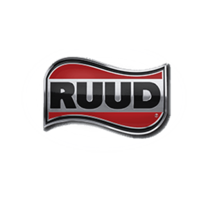 Ruud logo on a white background.